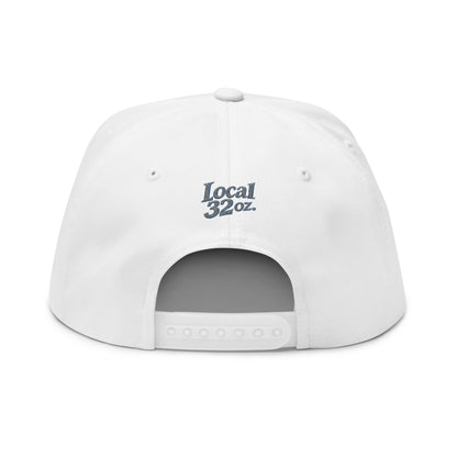 Local 32oz Embroidered Flat Bill Cap
