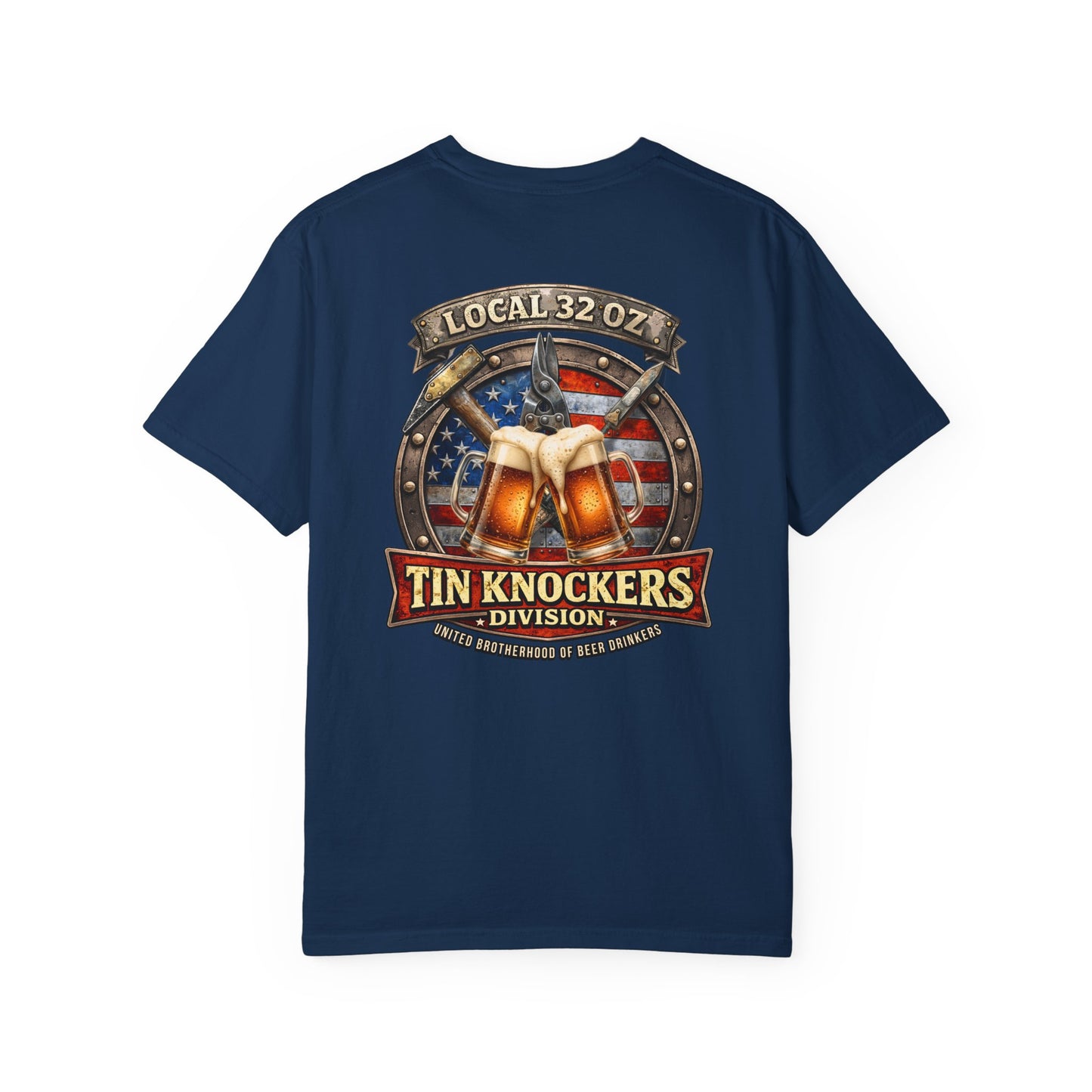 Tin Knockers Division T-Shirt — Local 32 oz.