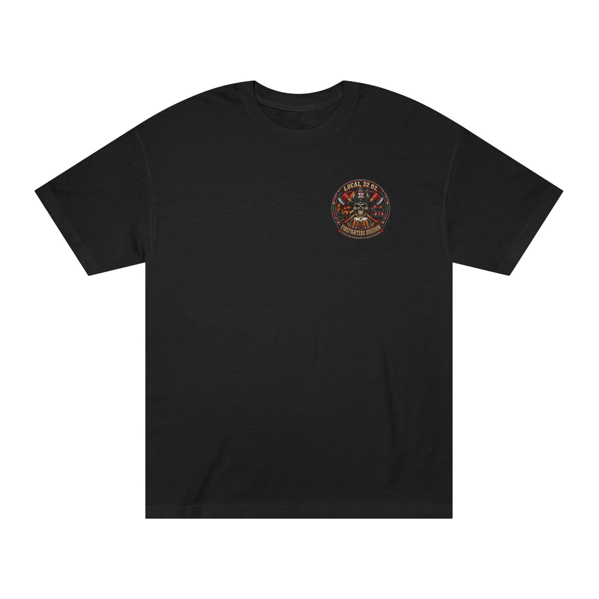 Firefighter Division Skull Tee — Local 32 Firefighters Division Graphic Tee
