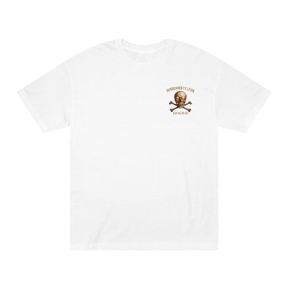 Skull and Bones Local  32 oz. Tee heavy cotton.