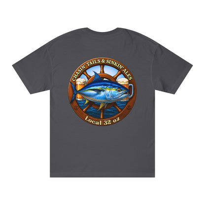 Beer Drinkers Union Heavy Cotton- Fishing and Beer Graphic Design