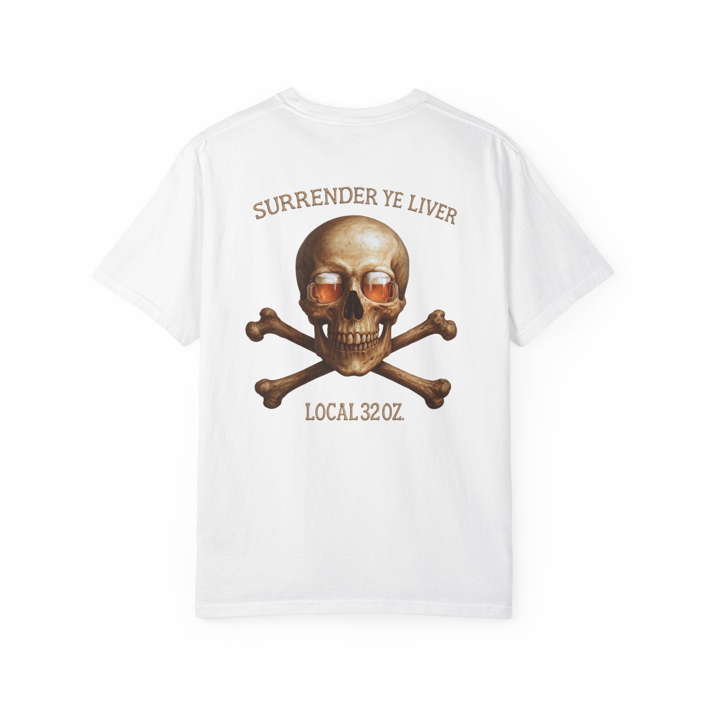 Local 32 oz. Skull and Bones Heavy Cotton