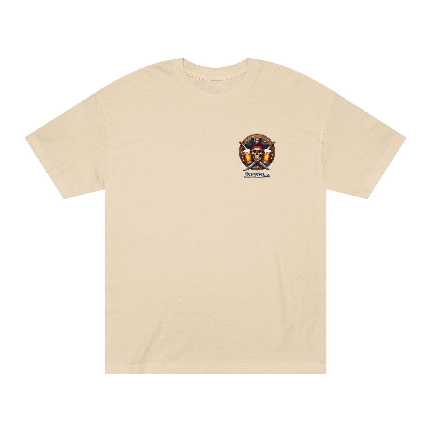 Local 32 oz. Pirate Tee. Heavy cotton American Apparel.