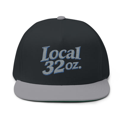 Local 32oz Embroidered Flat Bill Cap