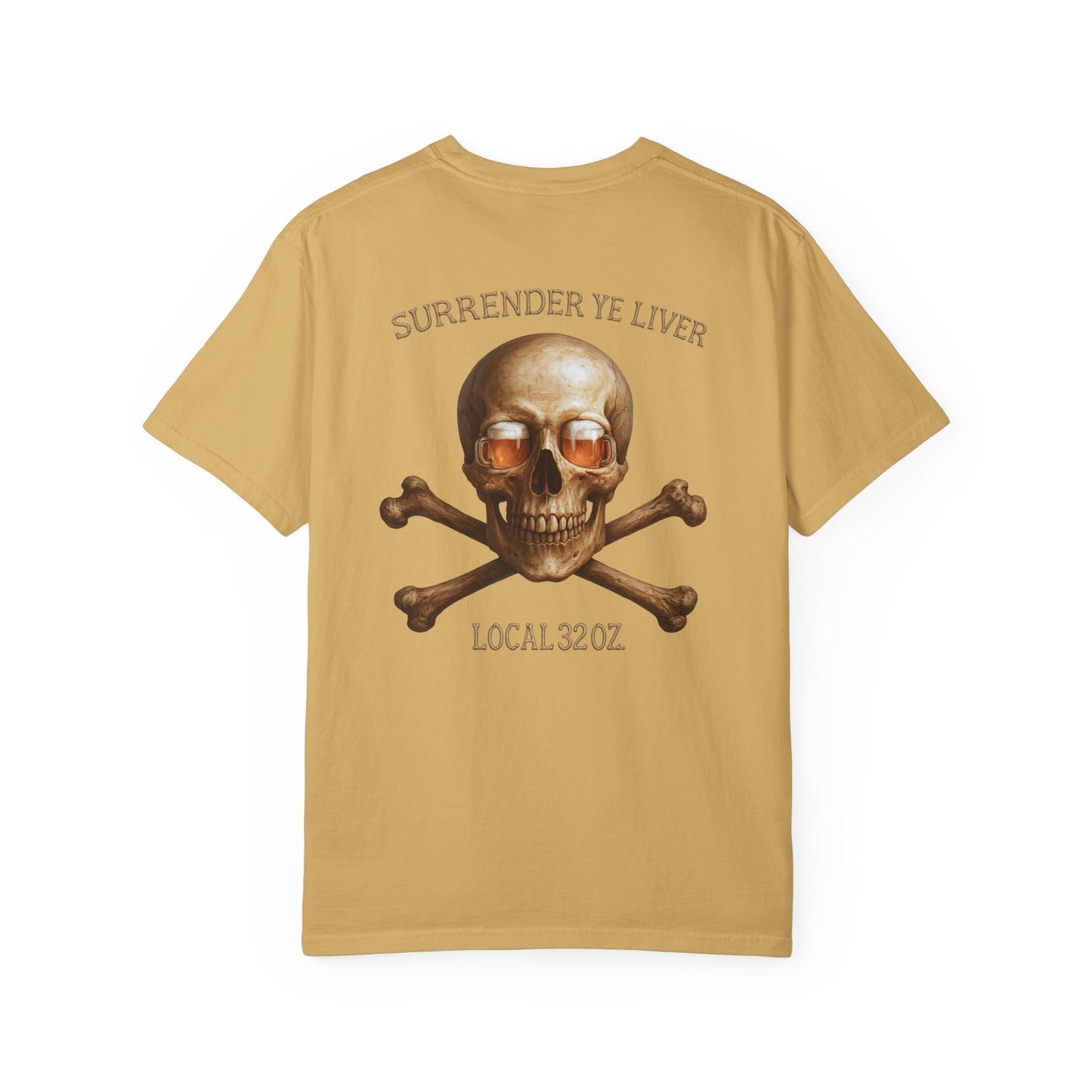 Local 32 oz. Skull and Bones Heavy Cotton