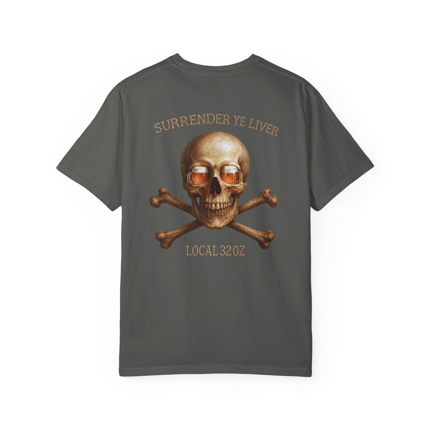Local 32 oz. Skull and Bones Heavy Cotton
