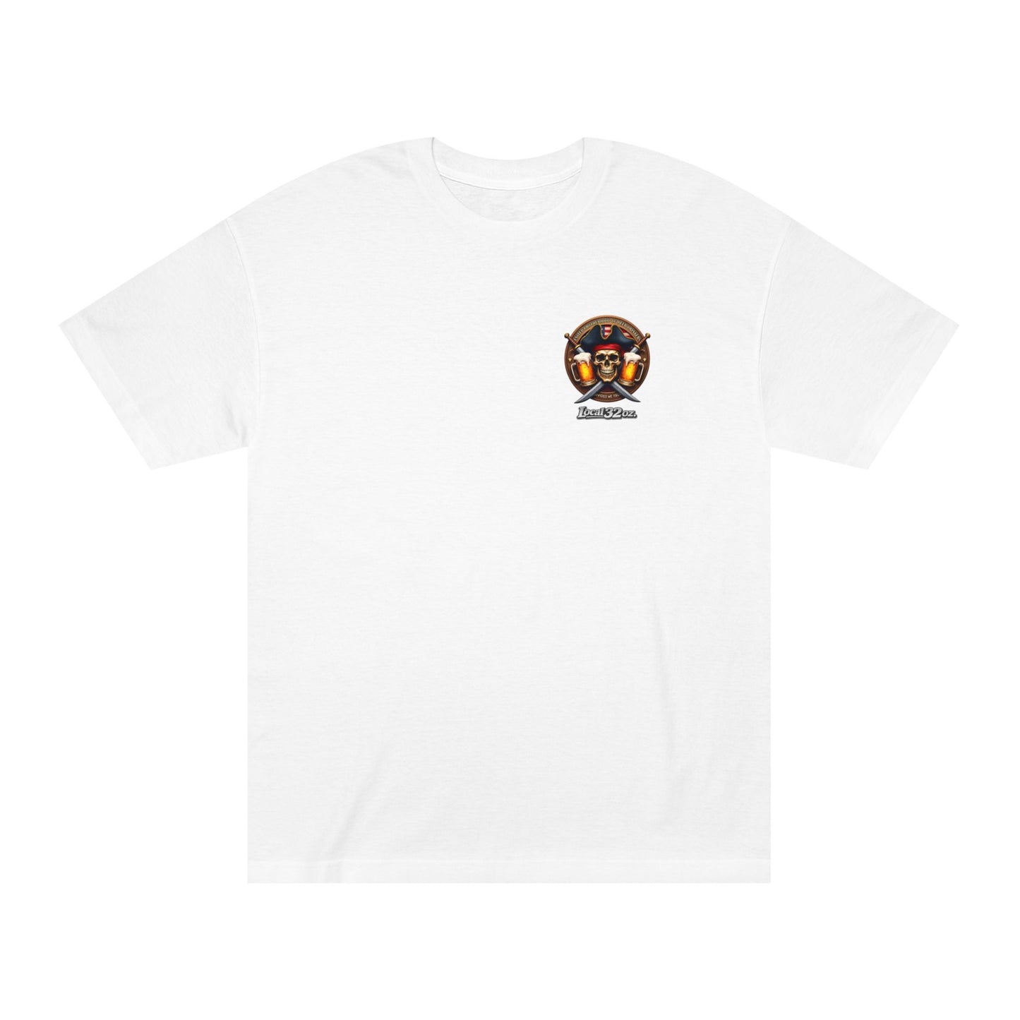 Local 32 oz. Pirate Tee. Heavy cotton American Apparel.