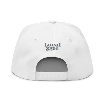 Embroidered Flat Bill Cap