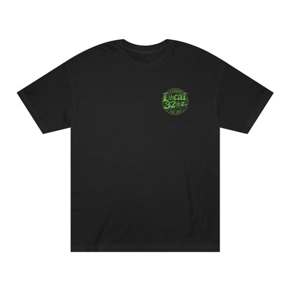 Growers Division T-Shirt – "Local 32 Oz" Cannabis & Craft Beer Graphic Tee