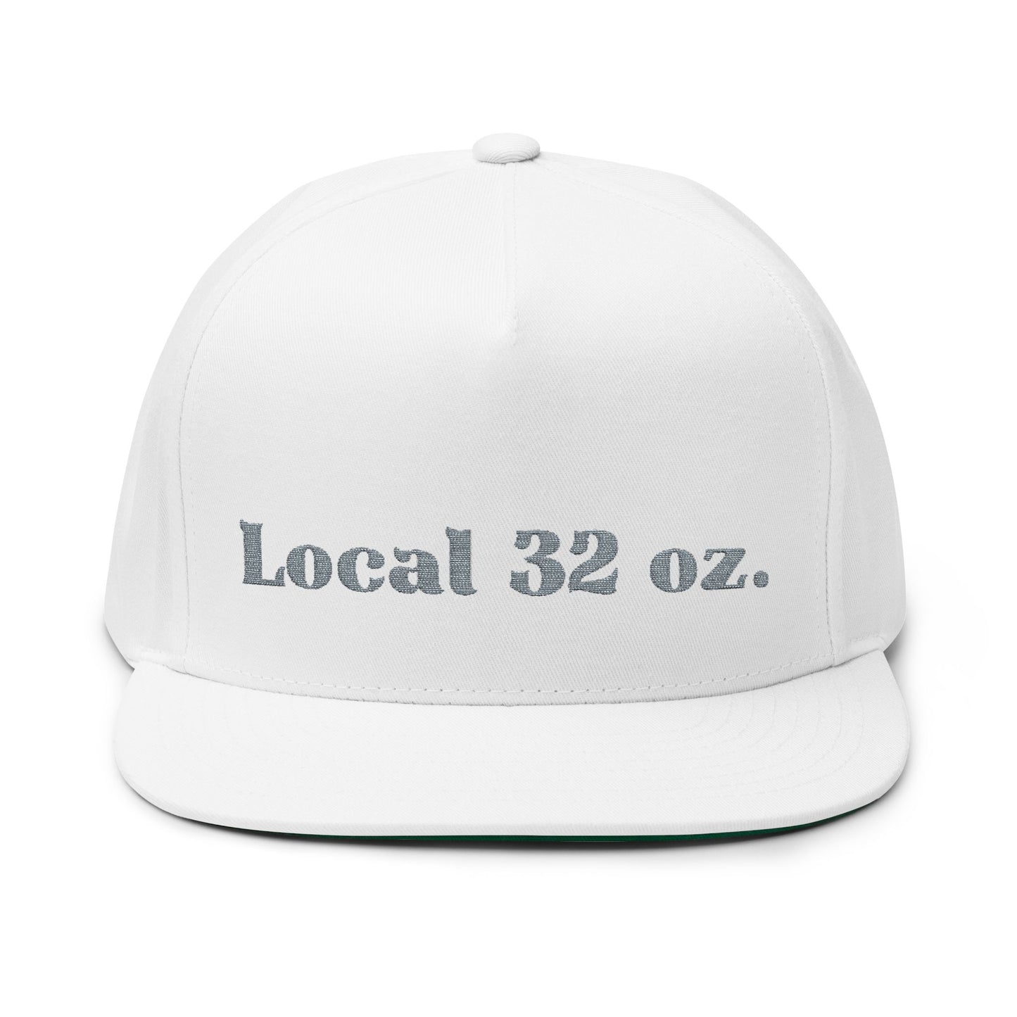 Embroidered Flat Bill Cap