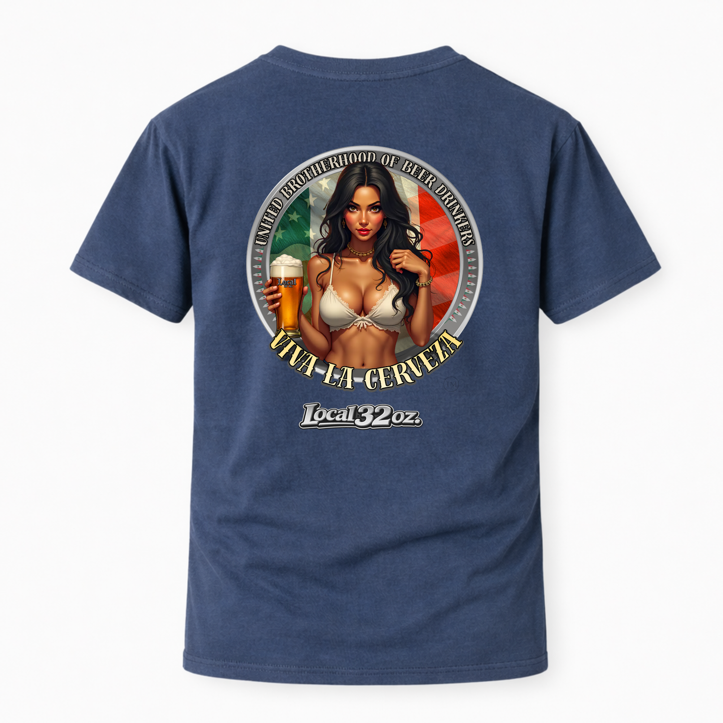 Local 32 oz. Viva La Cerveza graphic tee