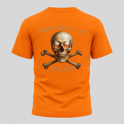 Skull and Bones- Local 32 oz.  Heavy cotton.